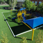 A picture of a school playground