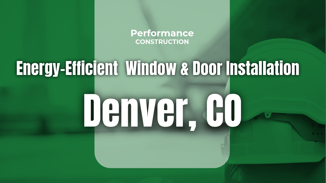The thumbnail image for Performance Construction's blog titled Energy-Efficient Windows & Doors in Denver, CO: Cost vs. Long-Term Savings